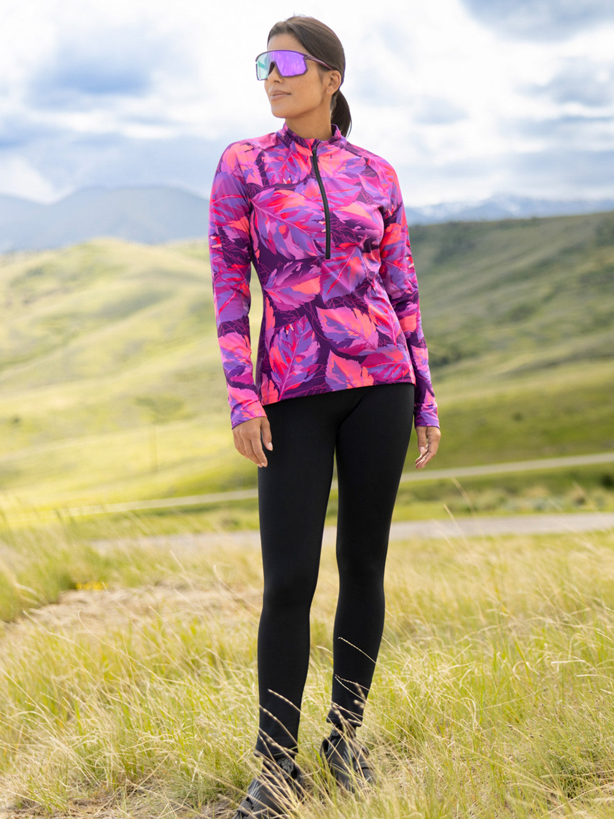 Terry Winter Bike Tight Petite in color || Black