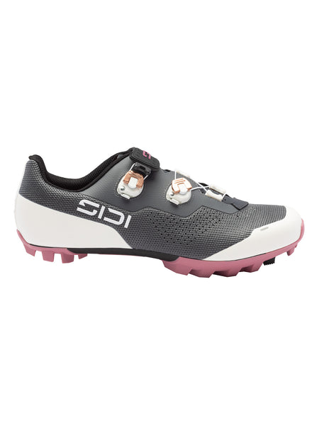 Sidi Dominator X Bike Shoes in color || Anthracite White