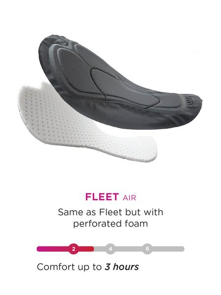 Fleet Air padded chamois in Bike Bermuda Short || all-colors
