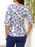 Message Factory Cadieux Top in color || Printed Blue