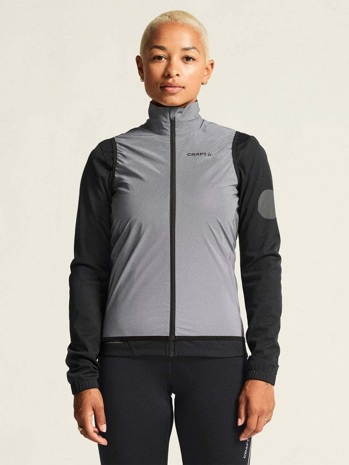 Craft Essence Lumen Wind Bike Vest in color || Silver