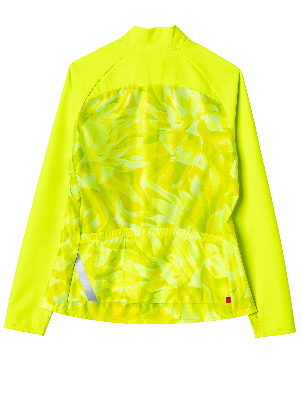 Terry Hybrid Bike Jacket in color || Chartreuse