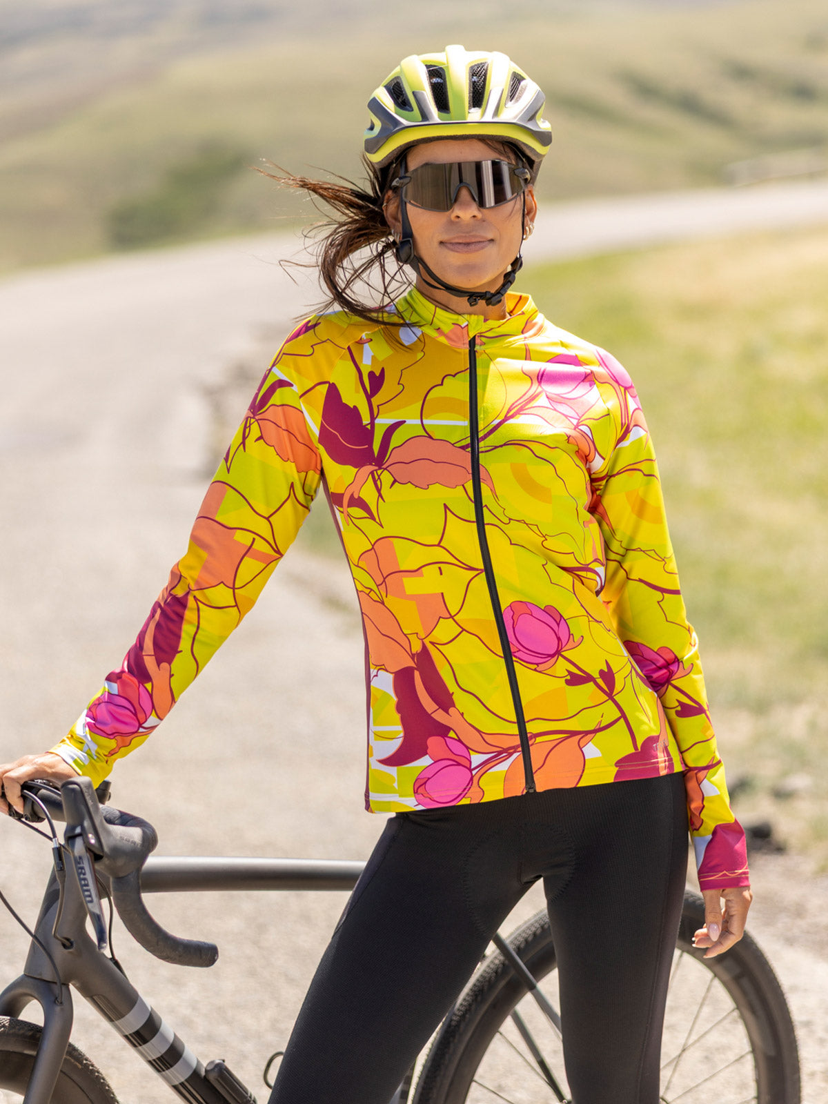 Terry Thermal Full Zip Bike Jersey in color || Colorfall