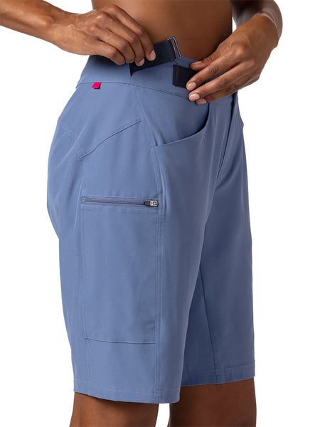 Terry Venture Bike Short (Relaxed Fit) in color || Bluestone