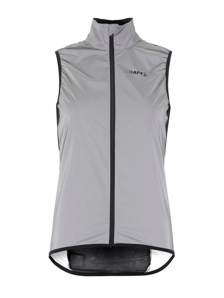 Craft Essence Lumen Wind Bike Vest in color || Silver