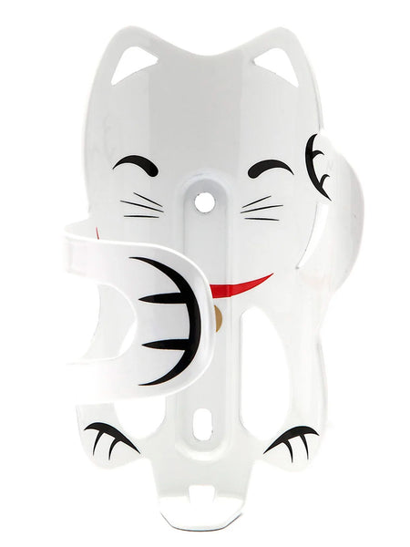 Portland Design Works PDW Water Bottle Bike Cage in color || Lucky Cat White