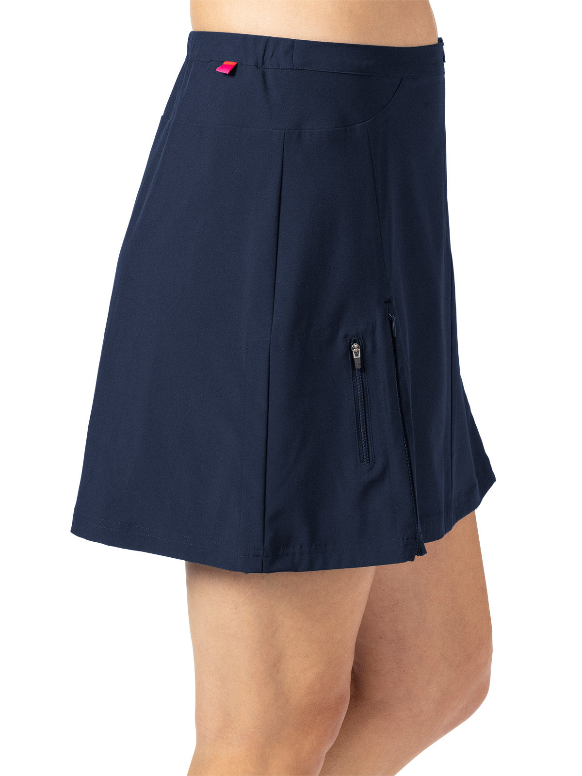 Terry Zipper Bike Skirt in color || Black Iris