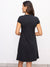 Message Factory Anemone Tunic in color || Noir