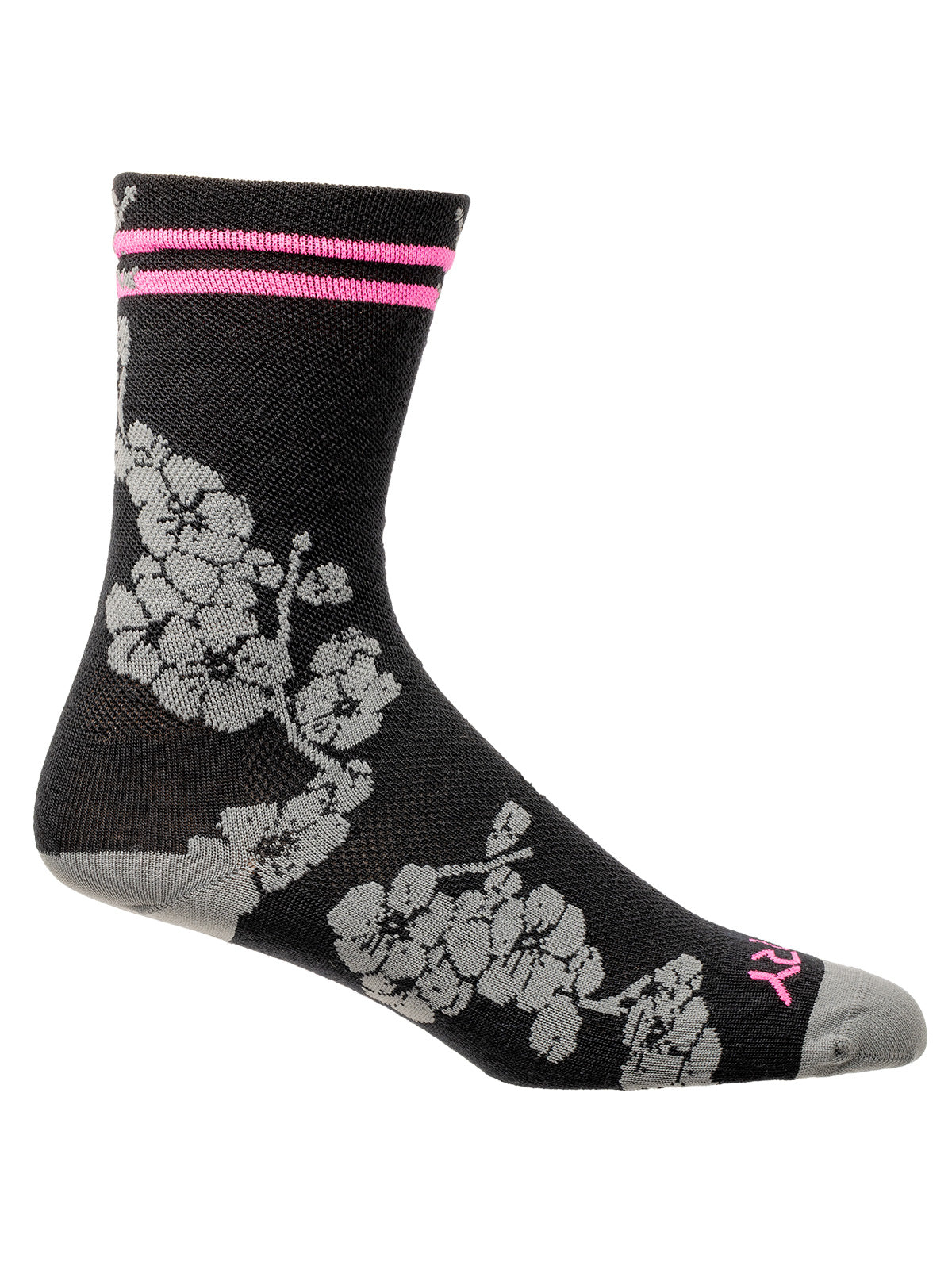Terry Wool Cyclosox in color || Lokelani Pink
