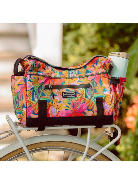 Po Campo Katy Trunk Bike Bag in color || Tropical Nights