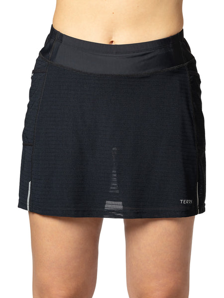 Terry Trixie Mesh Bike Skort in color || Black Mesh