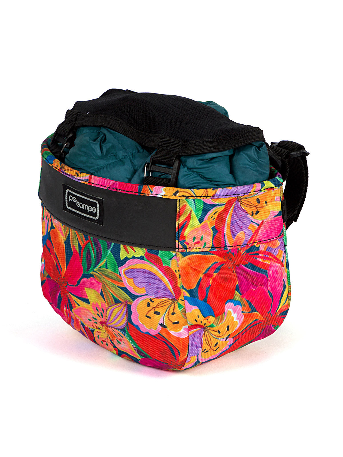 Po Campo Crescent Bike Handlebar Bag in color || Tropical Nights
