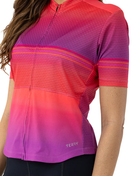 Terry Euro Bike Jersey in color || Roubaix Rosa