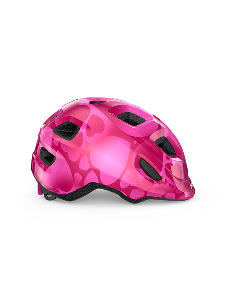 MET Helmets Kid's Hooray MIPS Helmet in color || Pink Hearts