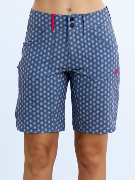 Krimson Klover Sienna 10 Unpadded Baggy Short in color || Sunburst Grey
