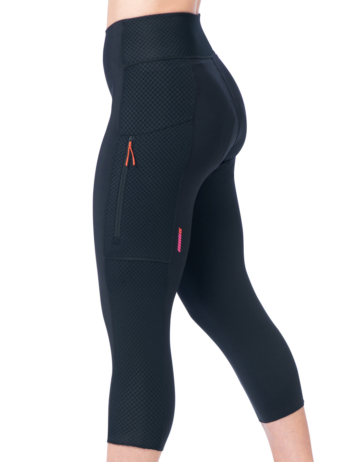 Terry Thermal Gravel Bike Capri in color || Black