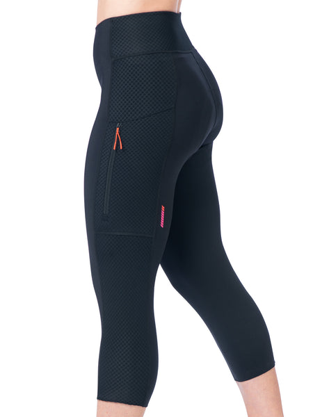 Terry Thermal Gravel Bike Capri in color || Black