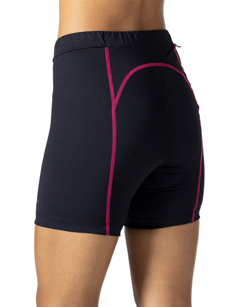 Terry Bella Bike Short/Short in color || Black Pink