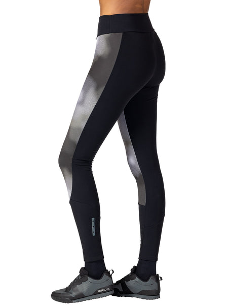 Maloja Rauke Unpadded Tights in color || Deep Black Bloom