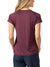 Terry Tech V Short Sleeve Bike Top in color || Wine | Lost & Found