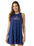Terry Tank Dress in color || Navy