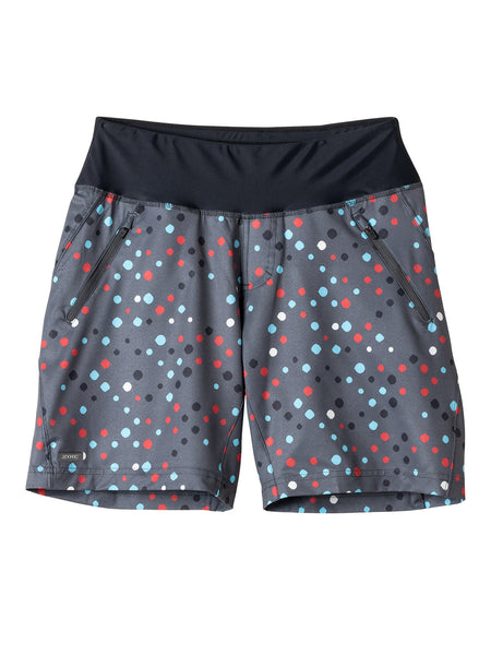 Zoic Bliss Novelty 7 Unpadded Baggy Short in color || Shadow Dot