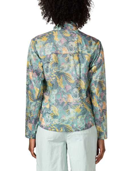 Patagonia Houdini Stash 1/2 Zip Pullover in color || Moon Tipper Blue Sage