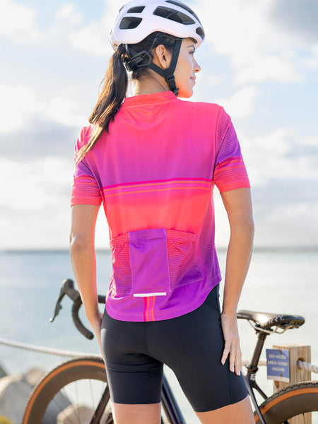 Terry Euro Bike Jersey in color || Roubaix Rosa