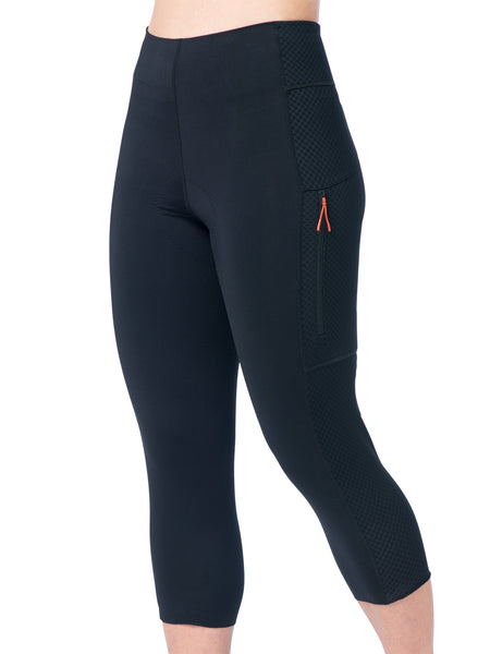 Terry Thermal Gravel Bike Capri in color || Black