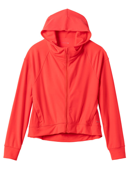 Terry Thermal Gravel Bike Hoody in color || Blaze