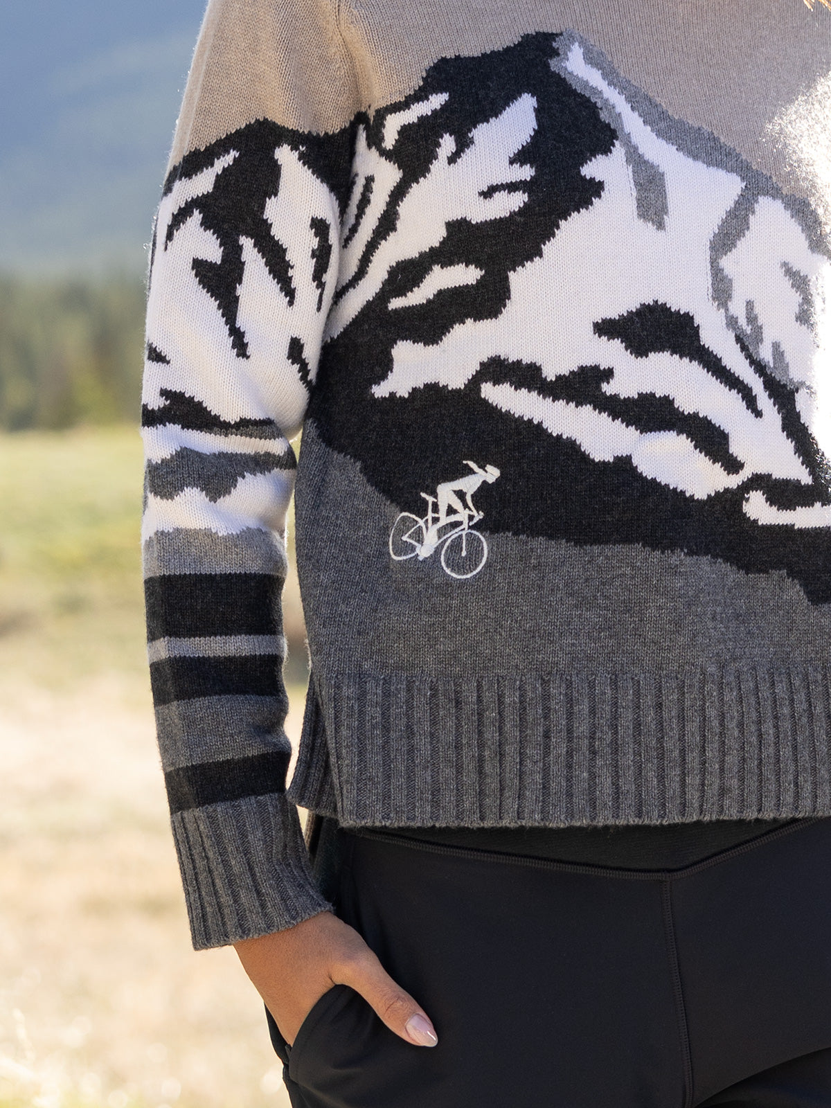Krimson Klover Skylar Bike Sweater in color || Hill Climb Oat