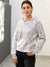 Terry Hibiscus Hoodie in color || Dove