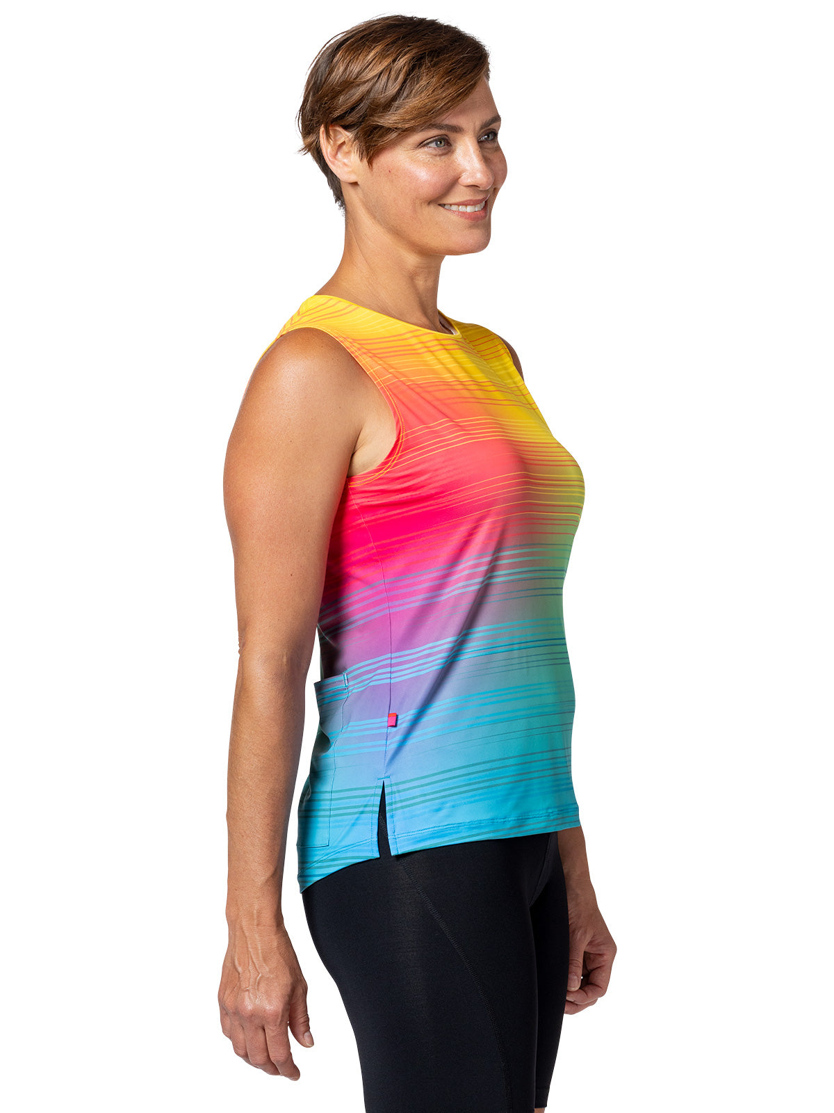 Terry Soleil Split Bike Tank in color || Rainbow Rush