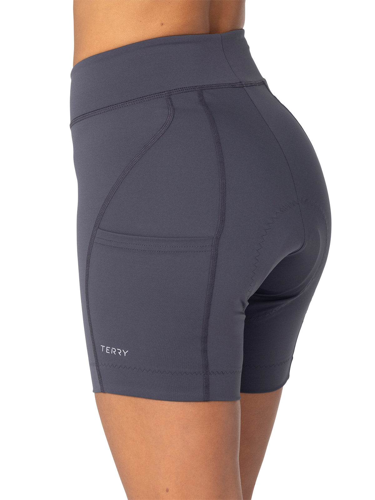 Terry Wayfarer 7 inch Bike Short in color || Charcoal