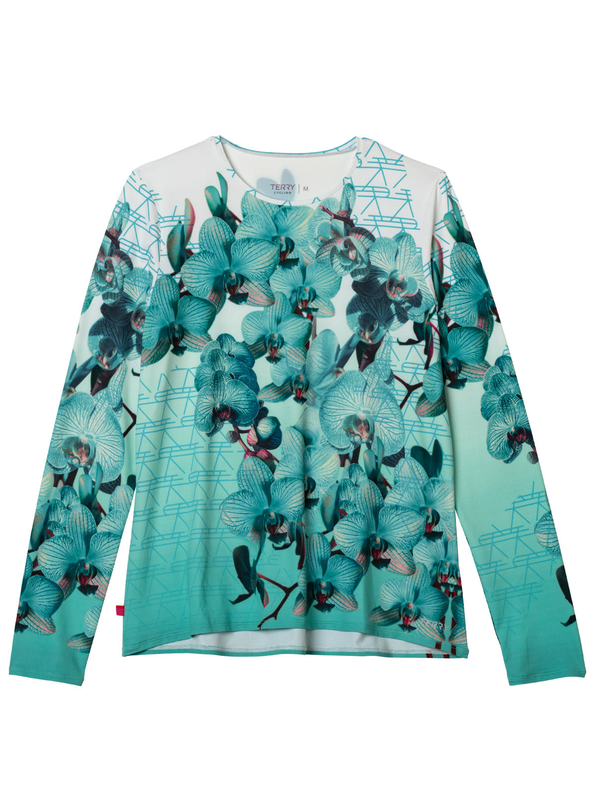 Terry Soleil Free Flow Long Sleeve Multi Sport Top in color || Celeste