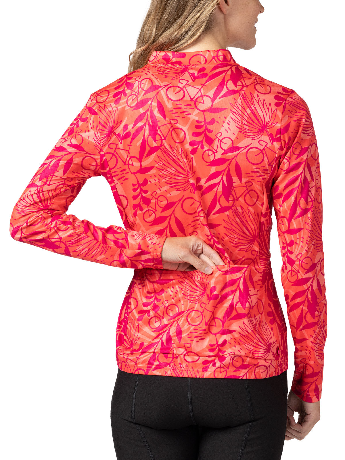 Terry Strada Bike Jersey in color || Palmetto Rose