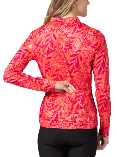 Terry Strada Bike Jersey in color || Palmetto Rose