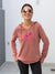 Terry Spring Hoody in color || Sienna