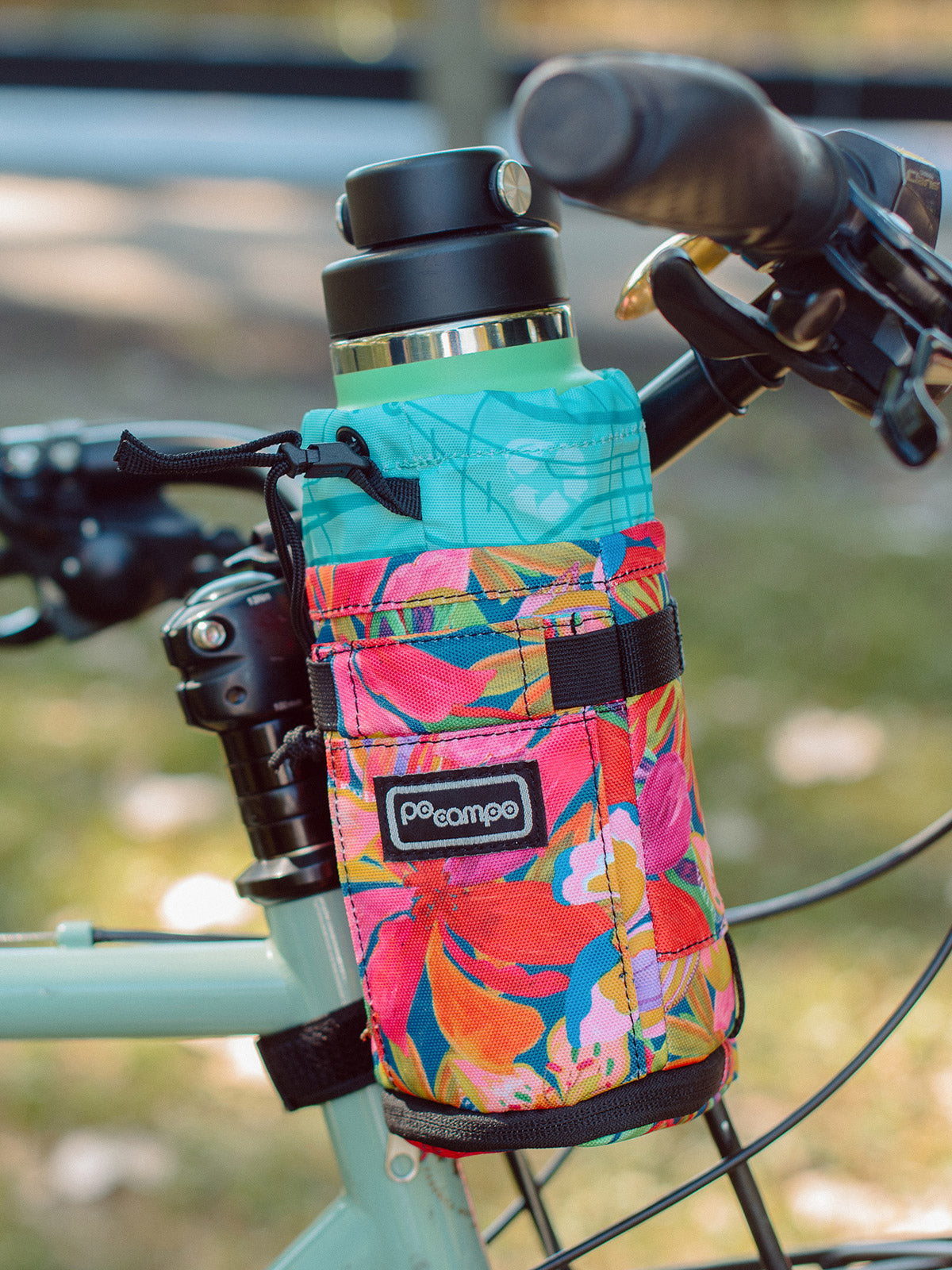 Po Campo Willis Bike Stem Bag in color || Tropical Nights