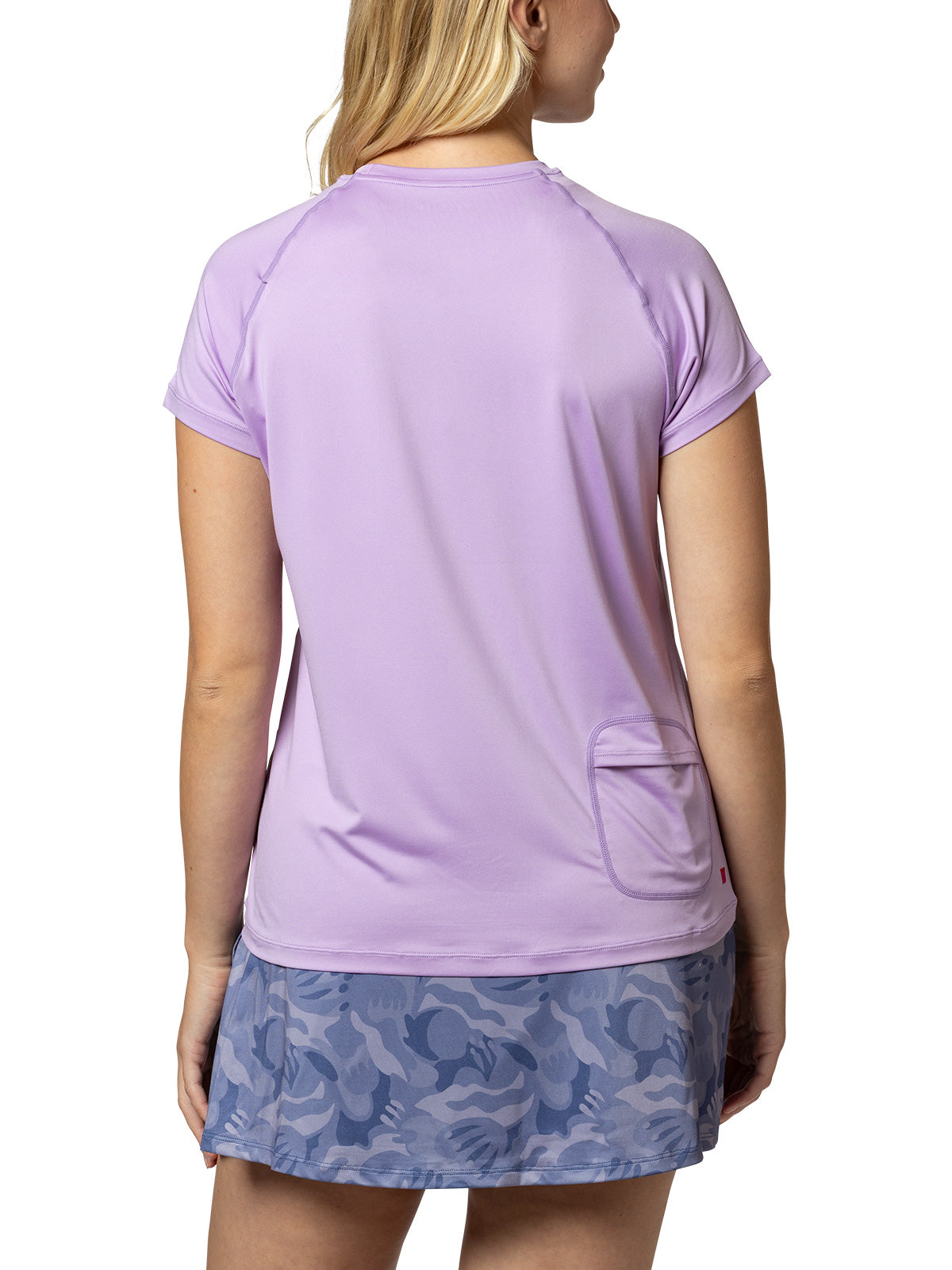Terry Tech Tee Flow Short Sleeve in color || Lavendula Impossible Triangle
