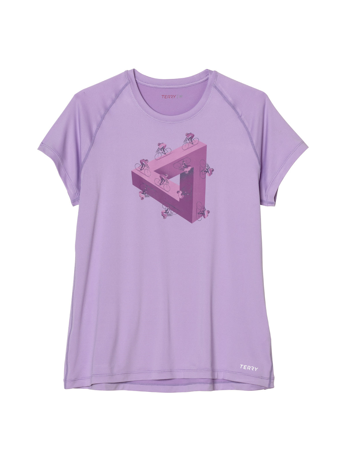 Terry Tech Tee Flow Short Sleeve in color || Lavendula Impossible Triangle